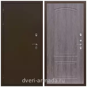 Тамбурные двери, Дверь входная железная уличная в дом Армада Термо Молоток коричневый/ ФЛ-138 Дуб филадельфия графит для дачи на заказ от производителя
