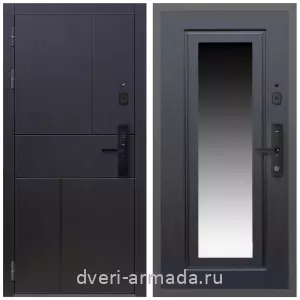 Входные двери шоколад, Умная входная смарт-дверь Армада Оникс МДФ 10 мм Kaadas S500 / МДФ 16 мм ФЛЗ-120 Венге