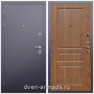 Темные входные двери, Дверь входная Армада Люкс Антик серебро / ФЛ-243 Морёная береза