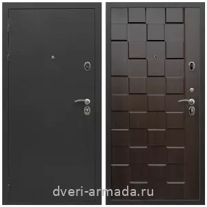 Черные входные двери, Металлическая дверь входная Армада Престиж Черный шелк / МДФ 16 мм ОЛ-39 Эковенге