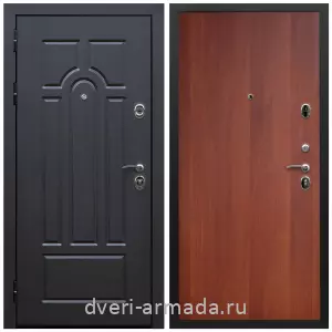 Двери МДФ для квартиры, Дверь входная Армада Эврика ФЛ-58 Венге / ПЭ Итальянский орех