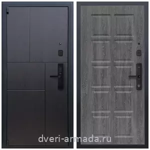 Темные входные двери, Дверь входная Армада Бастион Kaadas S500 / МДФ 10 мм ФЛ-38 Дуб Филадельфия графит