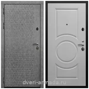Входные двери Роял Вуд, Дверь входная Армада Престиж Черная шагрень МДФ 16 мм Штукатурка графит ФЛС - 502 / МДФ 16 мм МС-100 Белый матовый