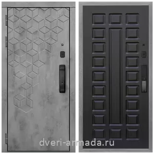 Входные двери лофт, Дверь входная Армада Квадро МДФ 16 мм Kaadas K9 / МДФ 16 мм ФЛ-183 Венге
