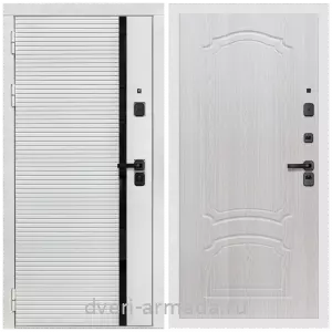 Входные двери Беленый дуб, Дверь входная Армада Каскад WHITE МДФ 10 мм / МДФ 6 мм ФЛ-140 Дуб белёный