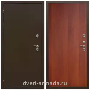 Тамбурные двери, Дверь входная железная утепленная  Армада Термо Молоток коричневый/ ПЭ Итальянский орех для дачи с замками