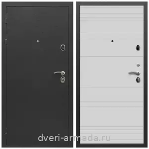 Черные входные двери, Металлическая дверь входная Армада Престиж Черный шелк / МДФ 16 мм ФЛ Дуб кантри белый горизонт