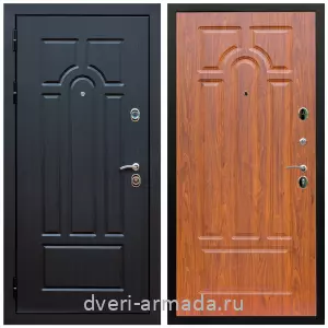 Двери МДФ для квартиры, Дверь входная Армада Эврика ФЛ-58 Венге / ФЛ-58 Мореная береза