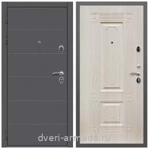 Входные двери толщиной 1.2 мм, Дверь входная Армада Роуд МДФ 10 мм / ФЛ-2 Дуб белёный