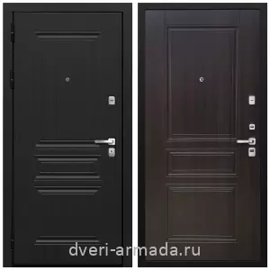 Толстые входные двери, Дверь входная Армада Экстра ФЛ-243 Черная шагрень / ФЛ-243 Эковенге недорогая