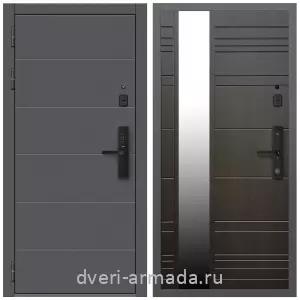 Входные двери с зеркалом и теплоизоляцией, Дверь входная Армада Роуд МДФ 10 мм Kaadas S500 / МДФ 16 мм ФЛЗ-Сити Венге