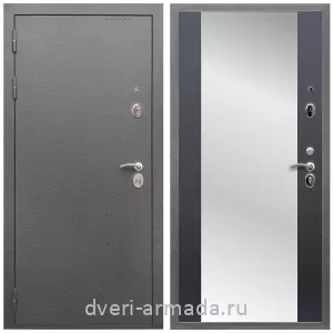 Белые двери с зеркалом, Дверь входная Армада Оптима Антик серебро / МДФ 16 мм СБ-16 Венге