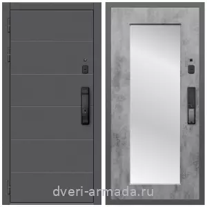 Правые входные двери, Дверь входная Армада Роуд МДФ 10 мм Kaadas K9 / МДФ 16 мм ФЛЗ-Пастораль, Бетон темный