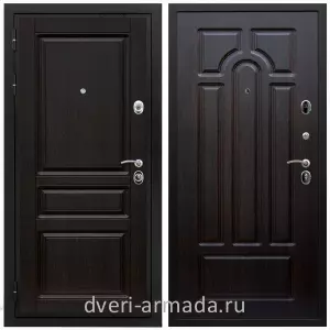 Двери МДФ для квартиры, Дверь входная Армада Премиум-Н ФЛ-243 / ФЛ-58 Венге на заказ