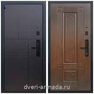 Входные двери шоколад, Дверь входная Армада Бастион МДФ 16 мм Kaadas S500 / ФЛ-2 Мореная береза
