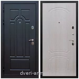 Двери МДФ для квартиры, Дверь входная Армада Эврика ФЛ-58 Венге / ФЛ-140 Дуб беленый