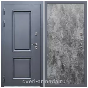 Большие входные двери, Дверь входная уличная в дом Армада Корса / ПЭ Цемент темный
