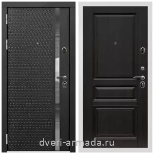 Двери МДФ для квартиры, Дверь входная Армада Престиж Белая шагрень МДФ 16 мм ФЛН - 501 / МДФ 16 мм -243 Венге