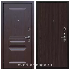 Утепленные металлические двери с отделкой МДФ, Дверь входная Армада Экстра МДФ ФЛ-243 Эковенге  / ПЭ Венге с повышенной шумоизоляцией