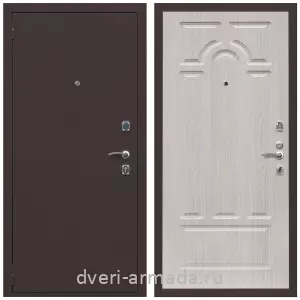 Входные двери толщиной 60 мм, Дверь входная Армада Комфорт Антик медь / ФЛ-58 Дуб белёный