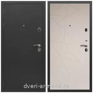 Черные входные двери, Металлическая дверь входная Армада Престиж Черный шелк / МДФ 16 мм ФЛ-139 Какао нубук софт