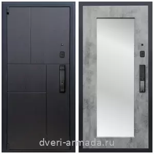 Входные двери с зеркалом и теплоизоляцией, Дверь входная Армада Бастион МДФ 16 мм Kaadas K9 / МДФ 16 мм ФЛЗ-пастораль, Бетон темный