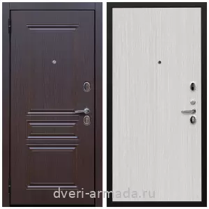 Утепленные металлические двери с отделкой МДФ, Дверь входная Армада Экстра ФЛ-243 Эковенге / ПЭ Венге светлый со звукоизоляцией