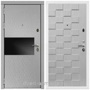 Светлые входные двери, Дверь входная Армада Престиж Белая шагрень МДФ 16 мм Милк рикамо софт / ОЛ-39 Лиственница беж