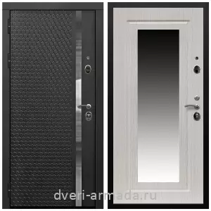 Входные двери МДФ с двух сторон, Дверь входная Армада Престиж Черная шагрень МДФ 16 мм ФЛН - 501/ МДФ 16 мм ФЛЗ-120 Дуб беленый
