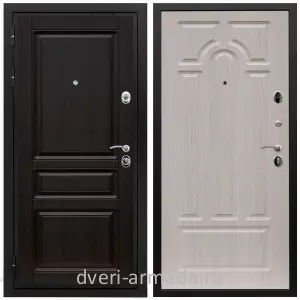 Двери МДФ для квартиры, Дверь входная Армада Премиум-Н МДФ 16 мм ФЛ-243 Венге / МДФ 16 мм ФЛ-58 Дуб белёный