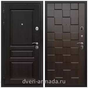 Входные двери МДФ с двух сторон, Дверь входная Армада Премиум-Н МДФ 16 мм ФЛ-243 / МДФ 16 мм ОЛ-39 Эковенге
