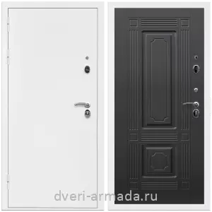 Входные двери толщиной 1.5 мм, Дверь входная Армада Оптима Белая шагрень / ФЛ-2 Венге