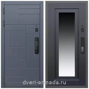 Правые входные двери, Умная входная смарт-дверь Армада Аккорд МДФ 10 мм Kaadas K9 / МДФ 16 мм ФЛЗ-120 Венге