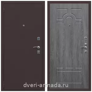 Входные двери с замками Cisa, Дверь входная Армада Комфорт Антик медь / ФЛ-58 Дуб Филадельфия графит