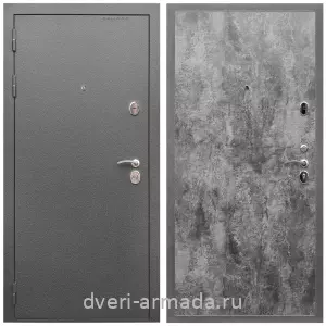 Входные двери толщиной 80 мм, Дверь входная Армада Оптима Антик серебро / ПЭ Цемент темный