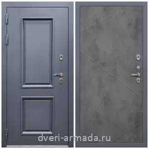 Толстые входные двери, Дверь входная уличная в дом Армада Корса / МДФ 10 мм ФЛ-291  Бетон темный