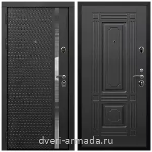 Входные двери черная шагрень, Дверь входная Армада Престиж Черная шагрень МДФ 16 мм ФЛН - 501/ ФЛ-2 Венге