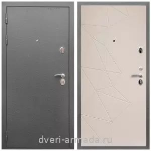Одностворчатые входные двери, Дверь входная Армада Оптима Антик серебро / МДФ 16 мм ФЛ-139 Какао нубук софт