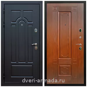 Входные двери МДФ с двух сторон, Дверь входная Армада Эврика ФЛ-58 Венге / ФЛ-2 Мореная береза