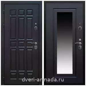 Входные двери венге, Дверь входная Армада Престиж Черная шагрень МДФ 16 мм ФЛ-33 / МДФ 16 мм ФЛЗ-120 Венге