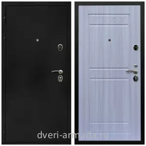 Черные входные двери, Металлическая дверь входная Армада Престиж Черная шагрень / ФЛ-242 Сандал белый