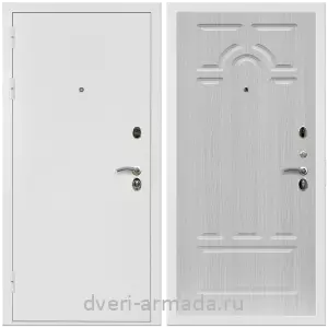 Светлые входные двери, Дверь входная Армада Престиж Белая шагрень / ФЛ-58 Дуб белёный