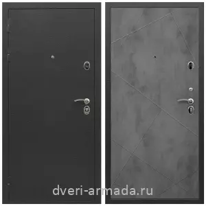 Входные двери Шелк, Дверь входная Армада Престиж Черный шелк / ФЛ-291 Бетон темный