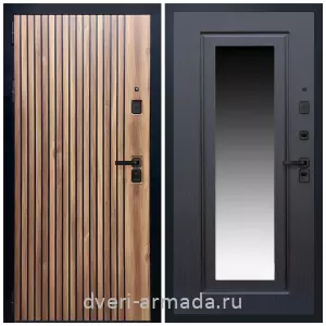 Входные двери с зеркалом и теплоизоляцией, Дверь входная Армада Вектор МДФ 10 мм / МДФ 16 мм ФЛЗ-120 Венге