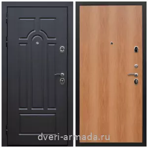 Двери МДФ для квартиры, Дверь входная Армада Эврика ФЛ-58 Венге / ПЭ Миланский орех