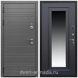 Черные входные двери, Металлическая дверь входная Армада Роял Вуд МДФ 10 мм графит / МДФ 16 мм ФЛЗ-120 Венге