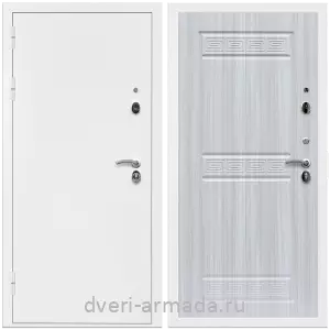 Белые, Дверь входная Армада Оптима Белая шагрень / ФЛ-242 Сандал белый