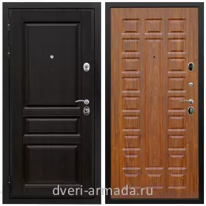 Двери МДФ для квартиры, Дверь входная Армада Премиум-Н МДФ 16 мм ФЛ-243 Венге / МДФ 16 мм ФЛ-183 Мореная береза