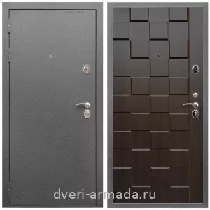 Офисные, Дверь входная Армада Оптима Антик серебро / МДФ 16 мм ОЛ-39 Эковенге
