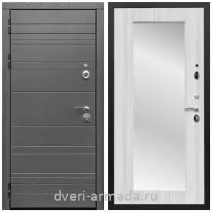 Черные входные двери, Металлическая дверь входная Армада Роял Вуд МДФ 10 мм графит / МДФ 16 мм ФЛЗ пастораль Сандал белый
